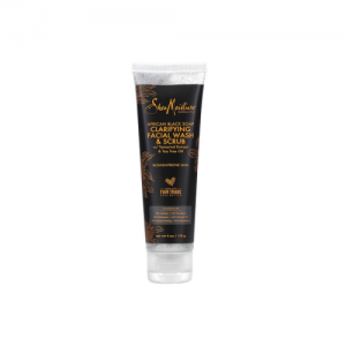Shea Moisture African Black Soap Facial Wash 4 Oz