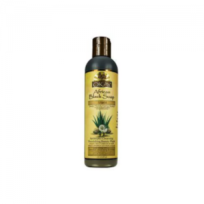 Okay Black Soap Liquid 8 Oz (Liquid Black Soap)