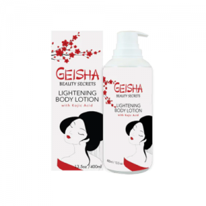 Geisha Beauty Secrets Brightening Body Lotion with Kojic Acid - 400ml / 13 fl oz