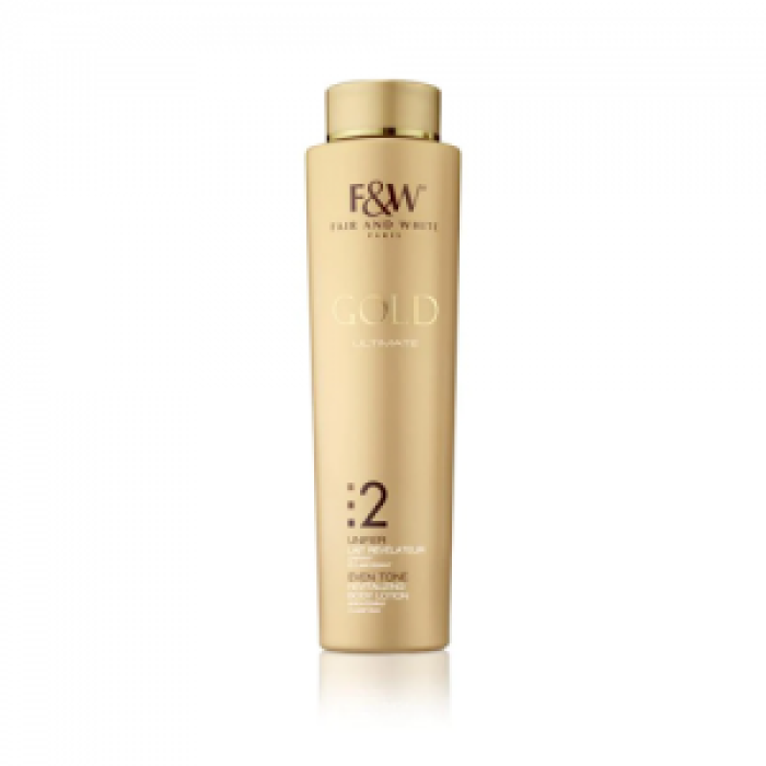 Fair & White 2: Gold Revitalizing Body Lotion - Flawless Skin - 500ml / 17.6 fl oz