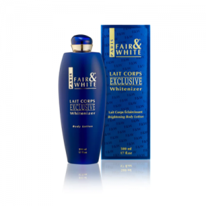Fair & White Exclusive Whitenizer Body Lotion NHQ - Moisturizes Skin - 500ml / 17 fl oz