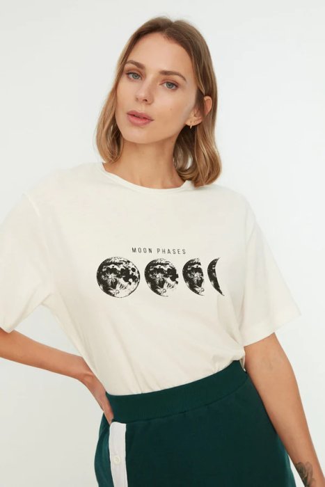 Moon Knitted T-Shirt