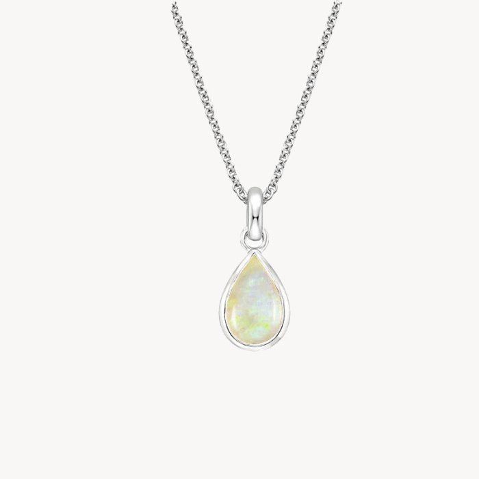 Opal Teardrop Pendant