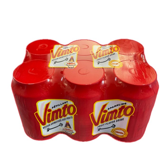 Vimto Sparkling 355 ml Can (Pack of 6)