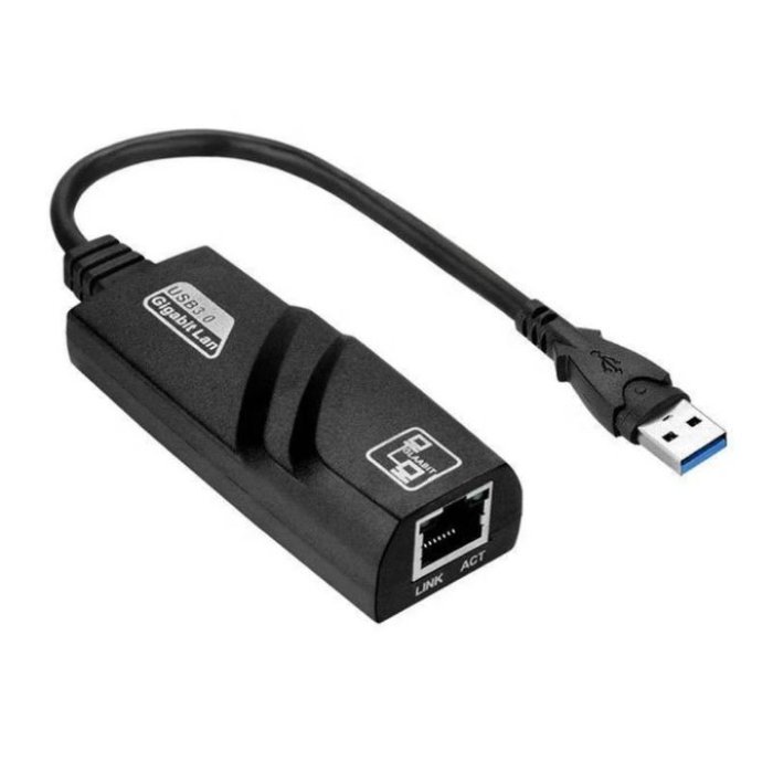 USB 3.0 Gigabit Ethernet Adapter – RJ45 LAN Network Converter | Plug & Play High-Speed Internet Dongle