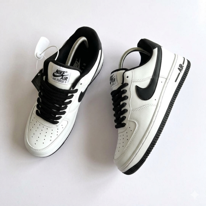 Nike Air Force 1 Low 'White Black' (Rope Lace Edition)