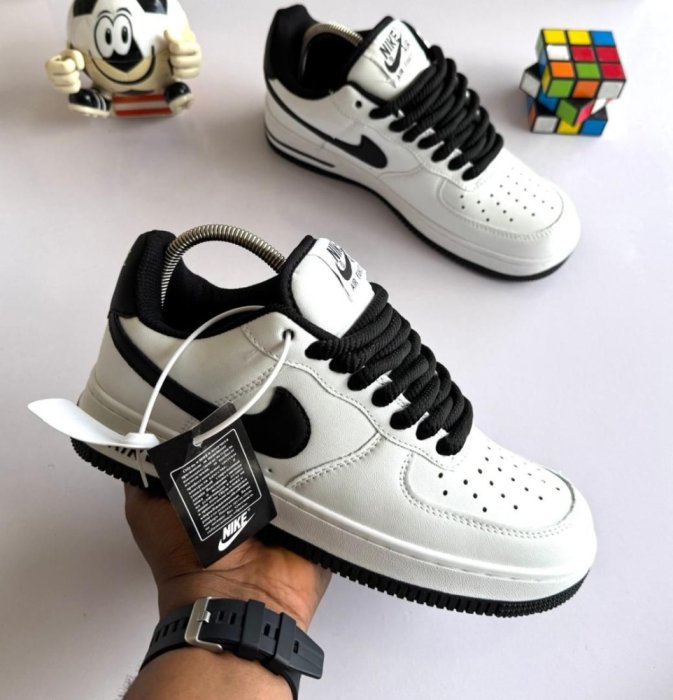 Nike Air Force 1 Low 'White Black' (Rope Lace Edition)