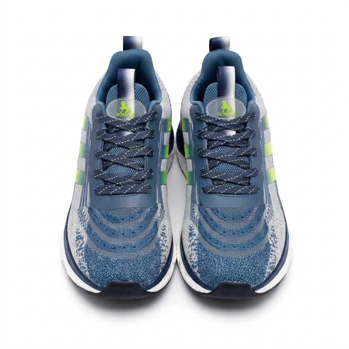 HOMASS Men's Blue Knit Sneakers
