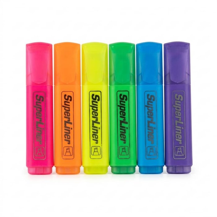 SuperLiner Assorted Highlighter Set