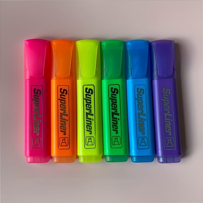 SuperLiner Assorted Highlighter Set