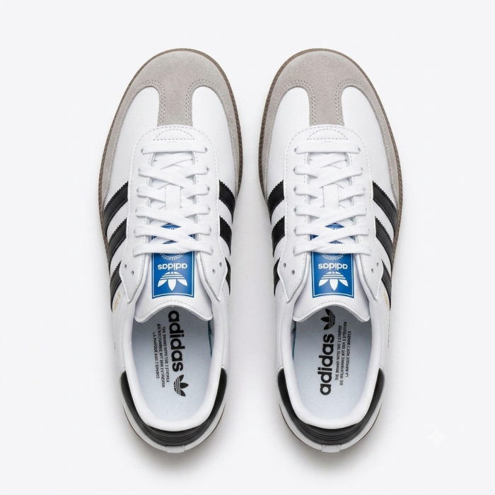 Adidas Samba OG Shoes - White Black Gum