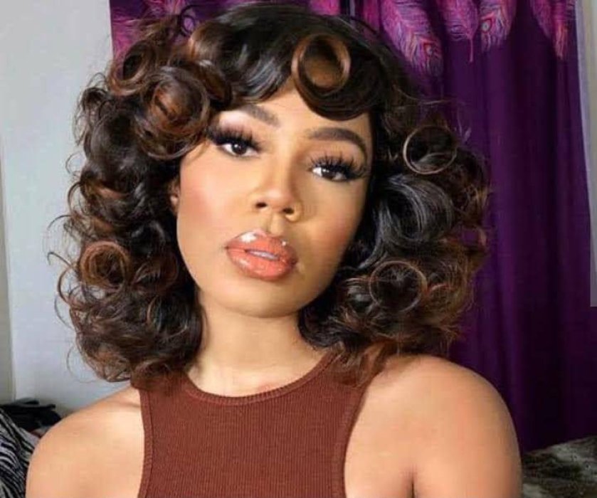 Human hair blend bonnce