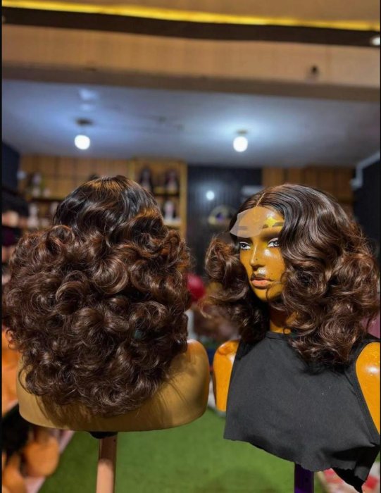 Bounce blended hair
