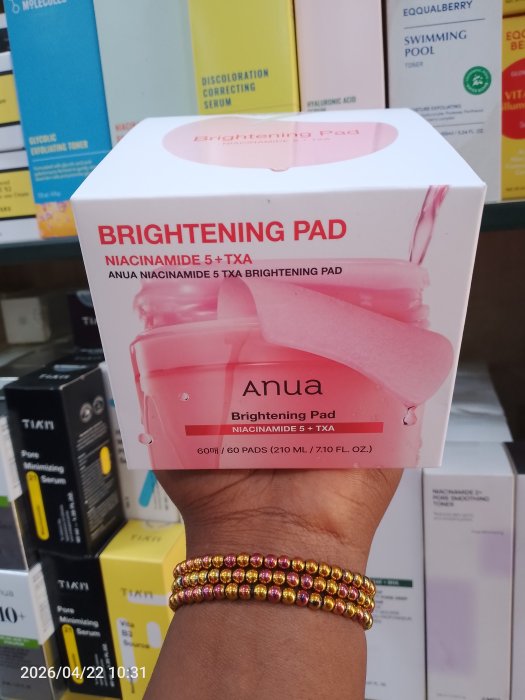 anua niacinamide cutton pad