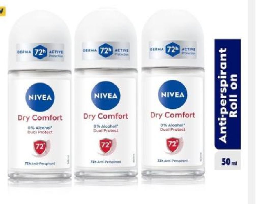 NIVEA Dry Comfort Anti-Perspirant Roll-On - 50ml