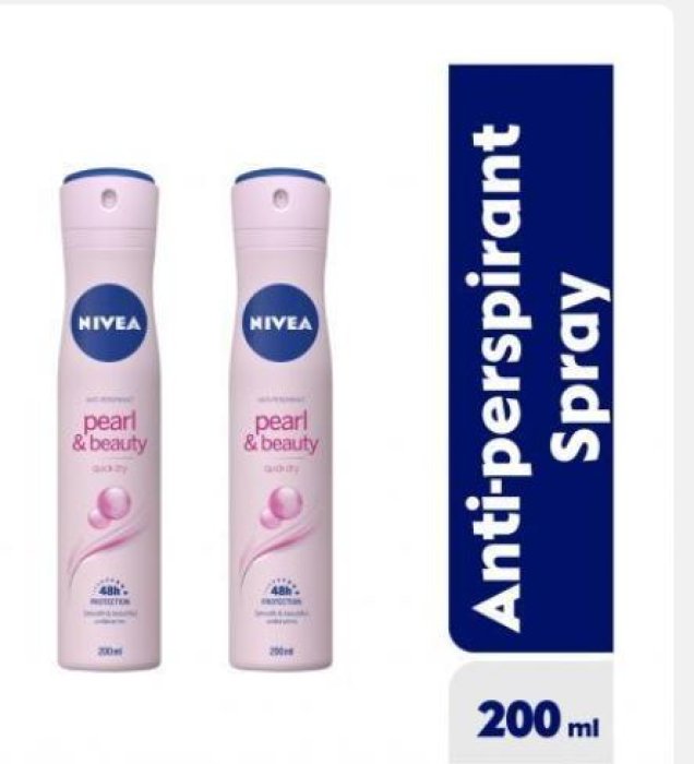 NIVEA Pearl & Beauty Anti-Perspirant Spray - 200ml