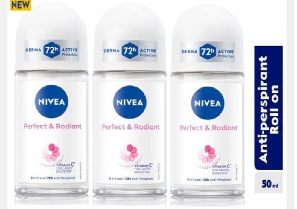 NIVEA Perfect & Radiant Anti-Perspirant Roll-On - 50ml