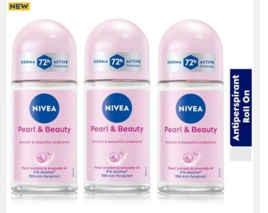 NIVEA Pearl & Beauty Anti-Perspirant Roll-On - 50ml