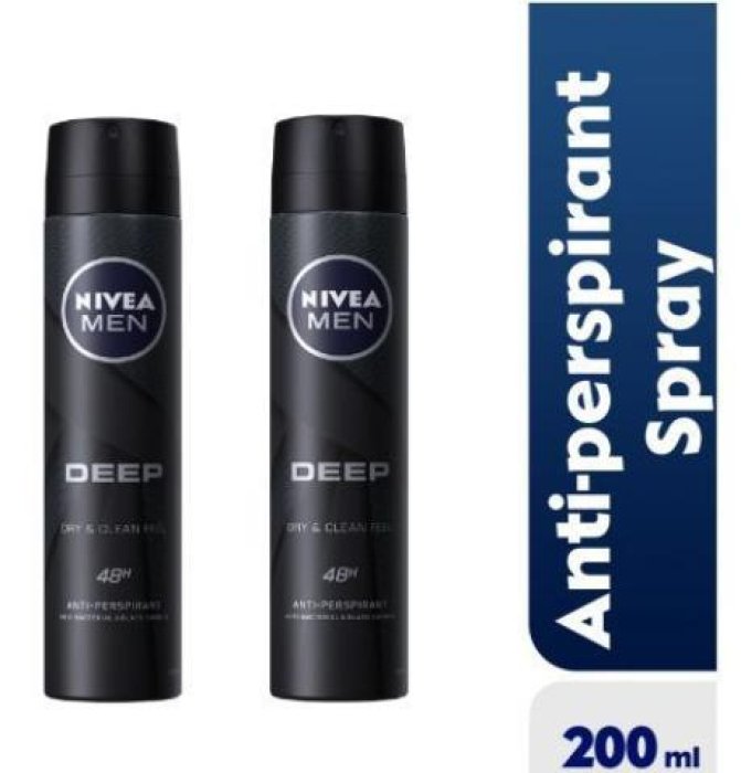 NIVEA MEN DEEP Anti-Perspirant Spray - 200ml