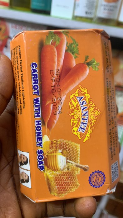 Asantee carrot and honey soap