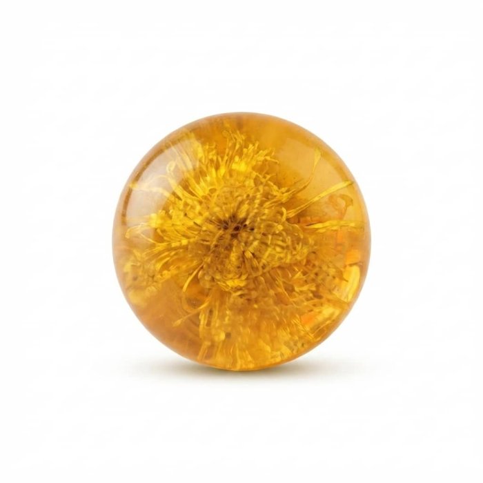 Handcrafted Spherical Golden Soap