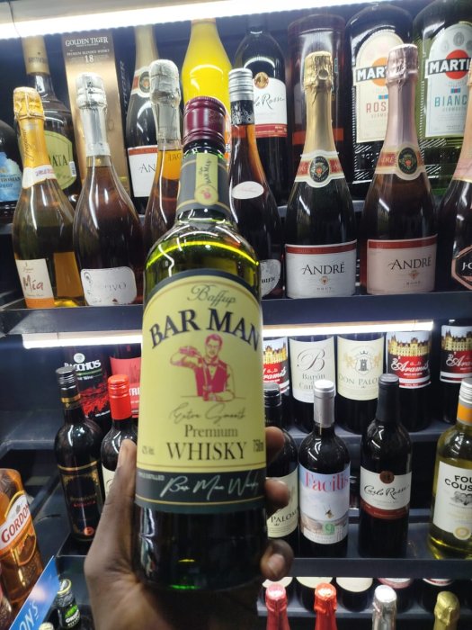 Baffup Bar Man Premium Whisky