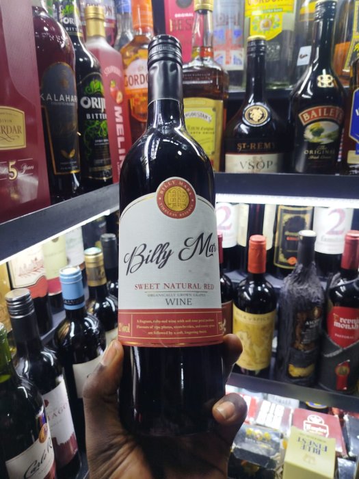 Billy Mae Sweet Natural Red Wine