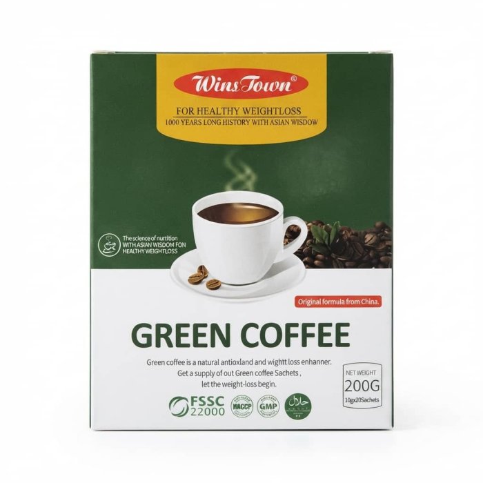 WinsTown Green Coffee for Healthy Weightloss - 200g