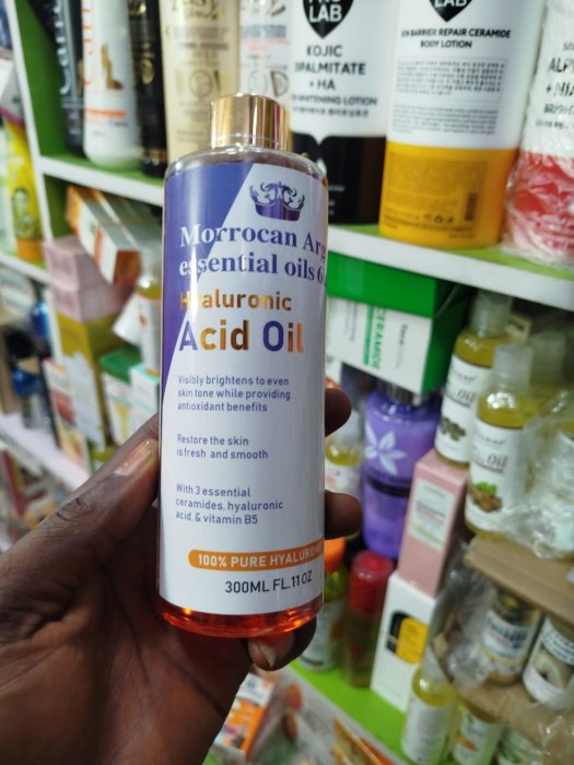 Morrocan Argan Essential Oils 6-in-1 Hyaluronic Acid Oil - 300ml