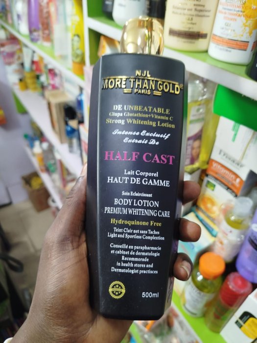 NJL More Than Gold Paris Half Cast Strong Whitening Lotion - 500ml