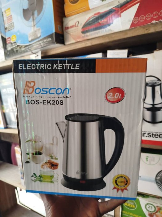 Boscon Electric Kettle - Model BOS-EK20S (2.0L)
