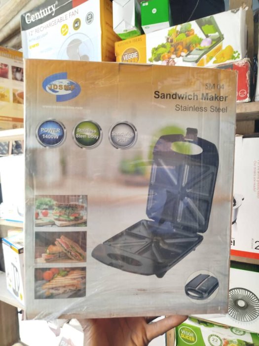 JDSMP Stainless Steel Sandwich Maker - Model SM-04 (1400W)