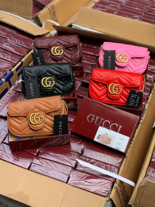 Gucci GG Marmont Super Mini Bag - Brown Leather
