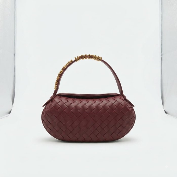 Bottega Veneta Intrecciato Pouch with Logo Handle