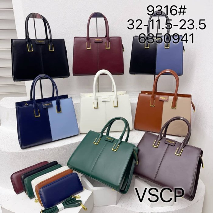 FASHION & BAGS Dark Green Structured Tote