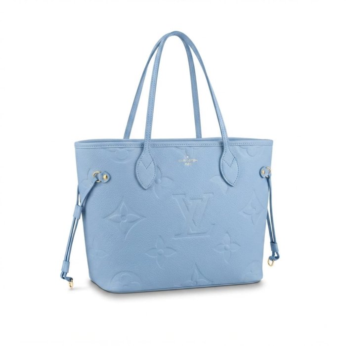 Louis Vuitton Neverfull MM - Light Blue Empreinte