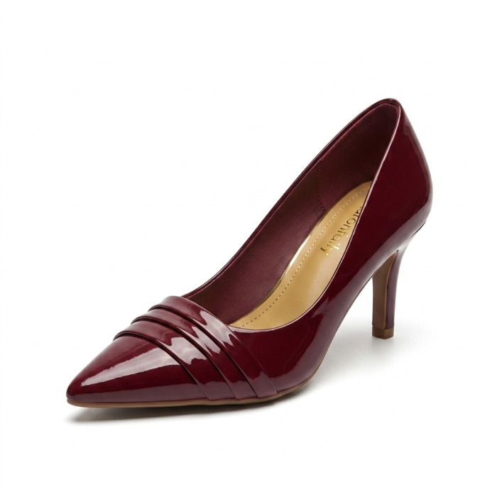 Aaronfaily Pointed-Toe Patent Leather Pumps (AAV-021)