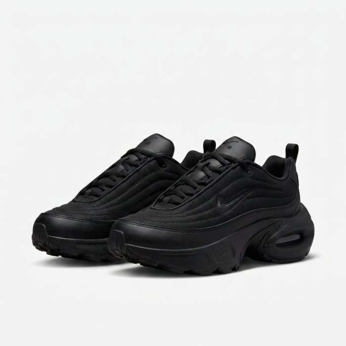 Nike Air Black Chunky Platform Sneakers
