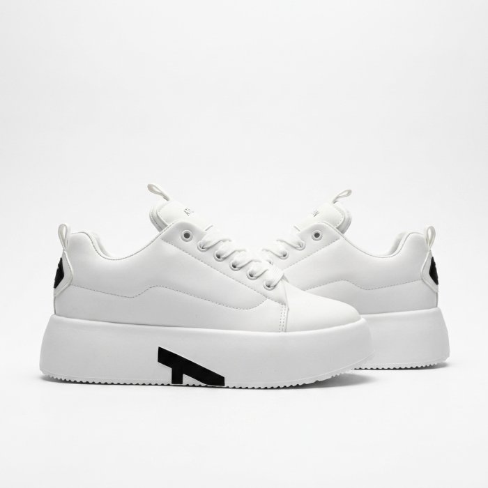 Alexander McQueen White Chunky Platform Sneakers
