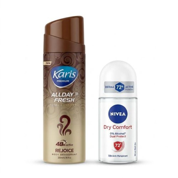Karis body spray and 1 piece of rollon