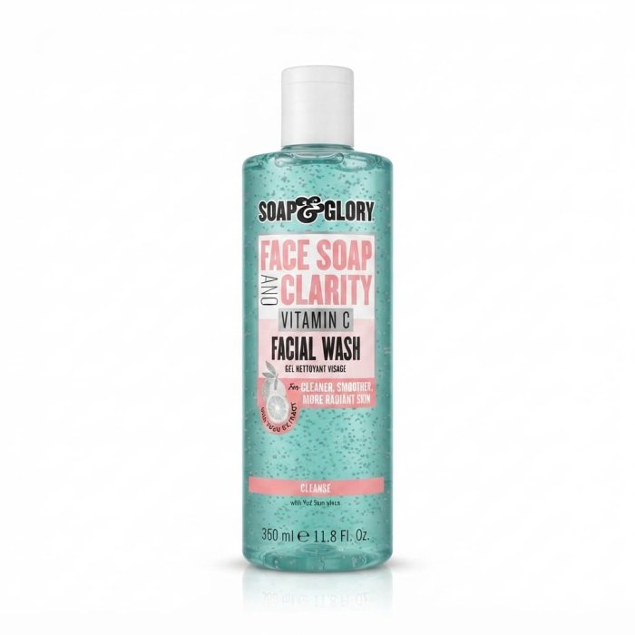 Soap & Glory Face Soap and Clarity Vitamin C Facial Wash - 350ml