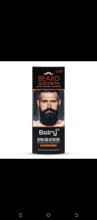 Balry beard growth oil