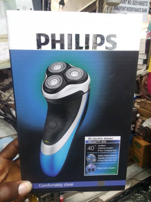 Philips 3D Electric Shaver, Model: PT-890