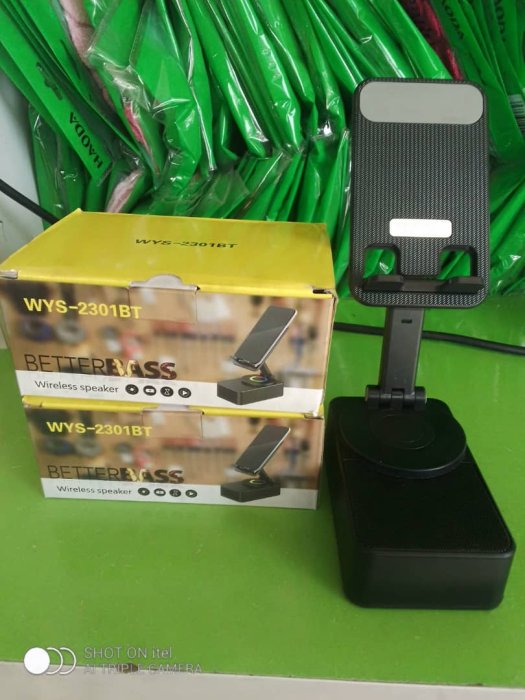 WYS-2301BT Wireless Speaker with Phone Stand