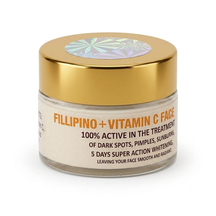 Fillipino + Vitamin C Face Whitening Cream