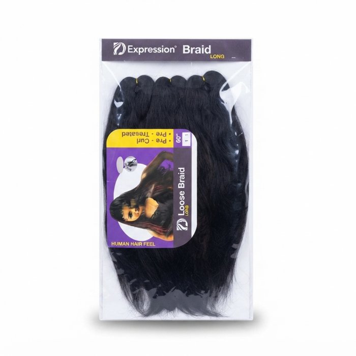 Expression Braid Long Loose Braid - Pre-Treated, Pre-Curl (60