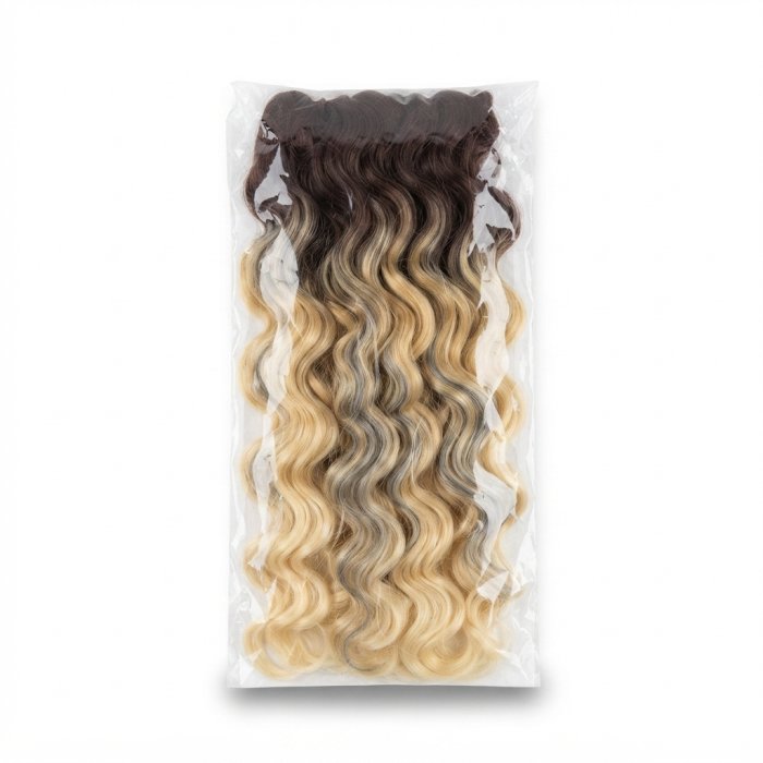 Ombre Deep Wave Hair Extensions - Dark Brown to Blonde