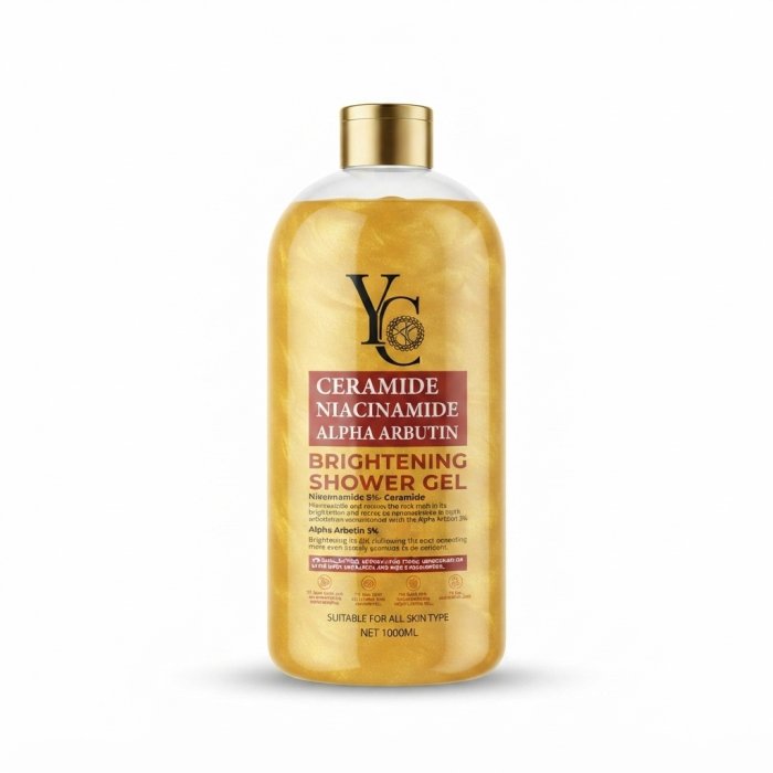 YC Ceramide Niacinamide Alpha Arbutin Brightening Shower Gel - 1000ml