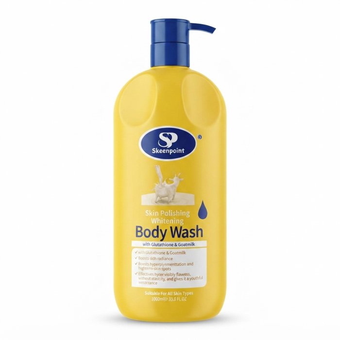 Skeenpoint Skin Polishing Whitening Body Wash with Glutathione & Goatmilk - 1000ml