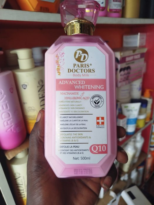 Paris Doctors Advanced Whitening Body Milk 500ml - Niacinamide & Hyaluronic Acid